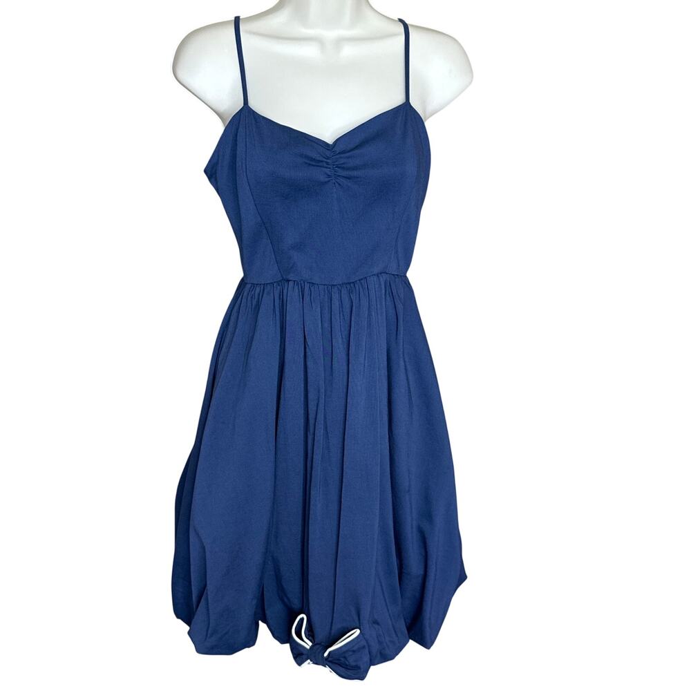 Unique Vintage Navy Blue Bubble Dress M NWOT